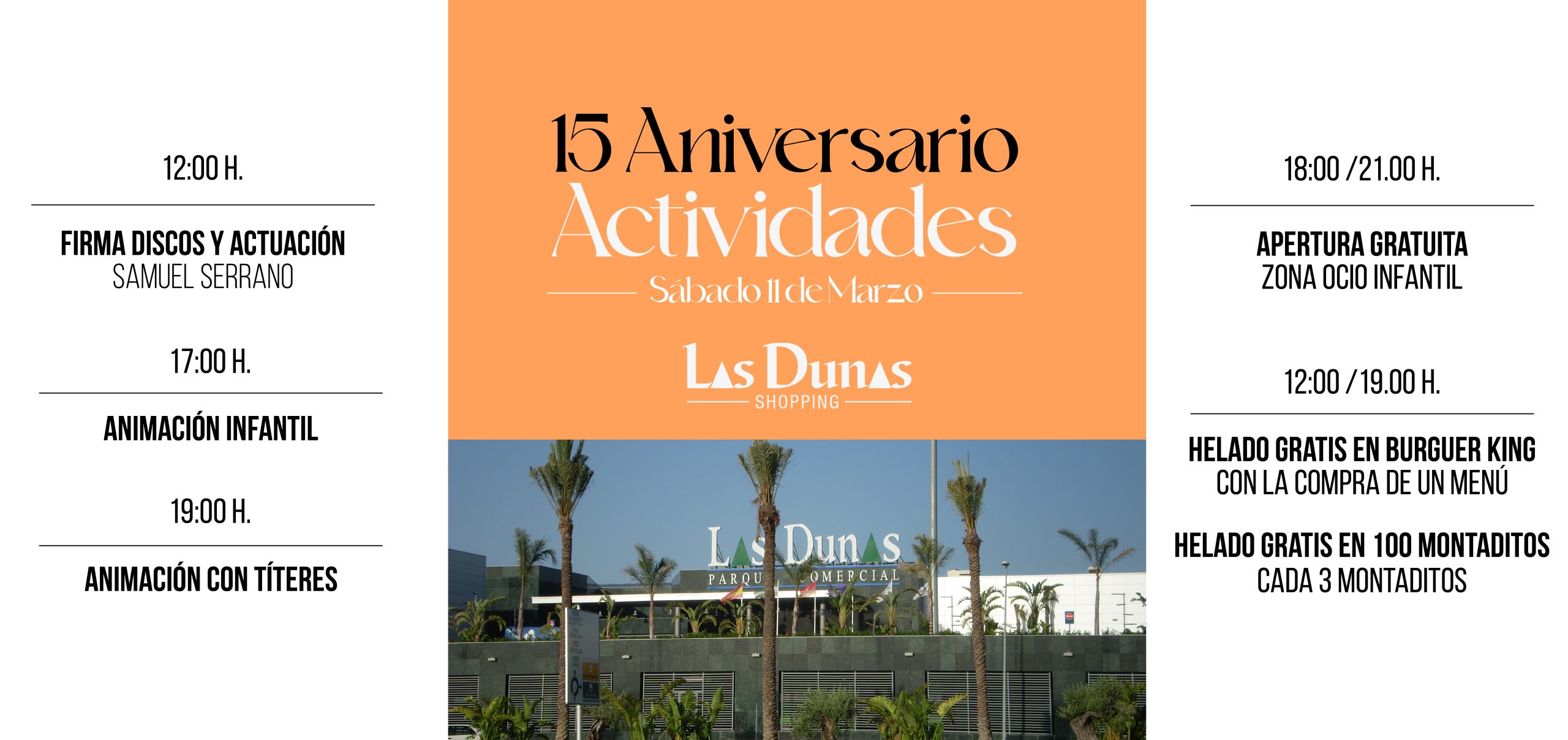 15 Aniversario Las Dunas Shopping
